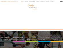 Tablet Screenshot of curtisparkinson.com